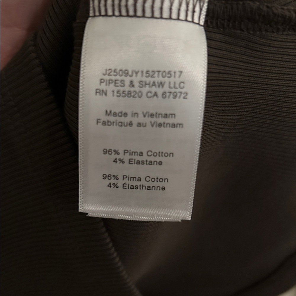 Veronica Beard Kearney Long Sleeved Polo Top Dark Umber (brown) size S NWOT - Picture 9 of 13